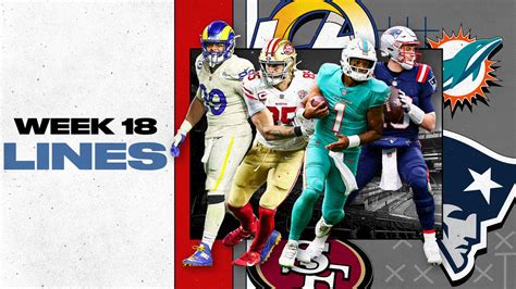 NFL odds Week 18: Betting results, closing lines for every game.